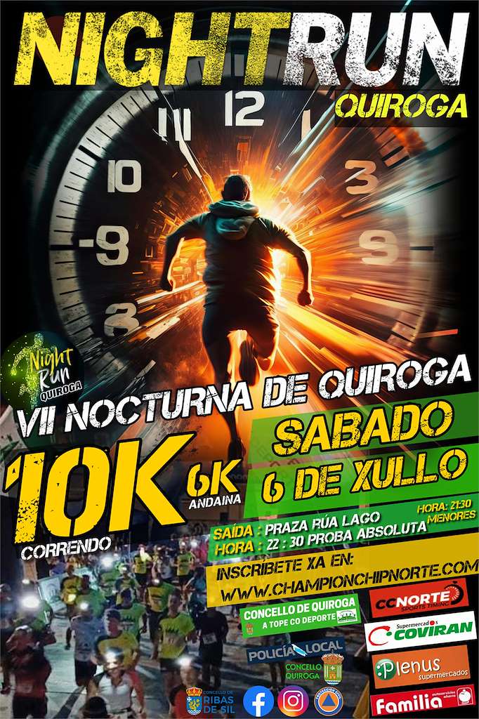 VII Night Run  en Quiroga