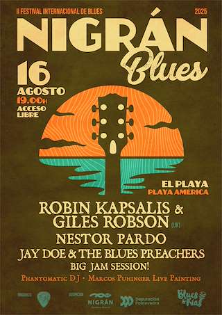 Fechas, información, programa, cartel, imágenes, mapa y ubicación de Nigrán Blues