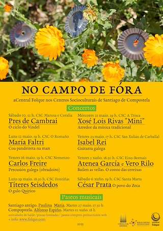 Fechas, información, programa, cartel, imágenes, mapa y ubicación de No Campo de Fóra  en  Santiago de Compostela