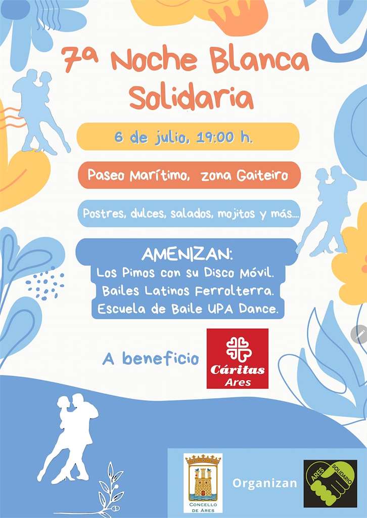 VII Noche Blanca Solidaria en Ares