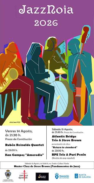 Fechas, información, programa, cartel, imágenes, mapa y ubicación de Noia Jazz (2026)