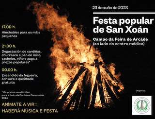 Sardiñada e Comida Popular de San Xoán de Arcade en Soutomaior