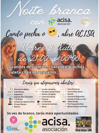 Fechas, información, programa, cartel, imágenes, mapa y ubicación de Noite Branca (2026)  en  Salceda de Caselas