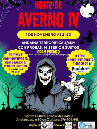 Fechas, información, programa, cartel, imágenes, mapa y ubicación de Noite de Averno IV de Soutelo (2025)  en  Salceda de Caselas