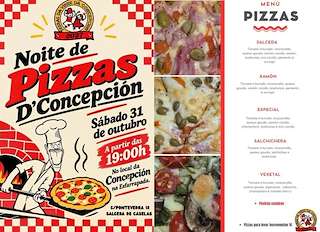 Fechas, información, programa, cartel, imágenes, mapa y ubicación de Noite de Pizzas D’Concepción (2026)  en  Salceda de Caselas