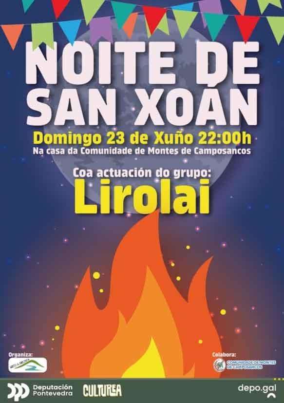 Noite de San Xoán de Camposancos en A Guarda