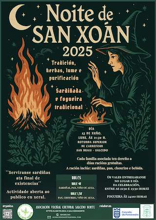 Fechas, información, programa, cartel, imágenes, mapa y ubicación de Noite de San Xoán de Salcedo Norte  en  Pontevedra