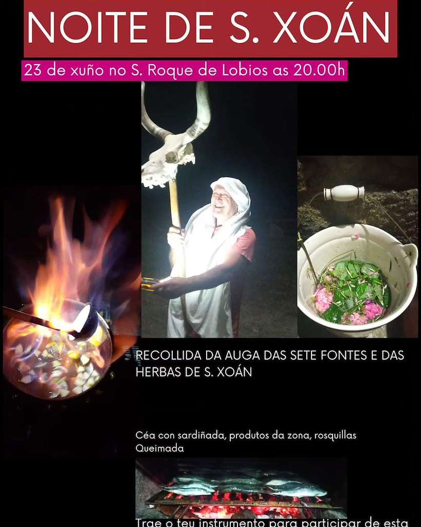 Noite de San Xoán de San Roque en Lobios