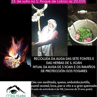 Fechas, información, programa, cartel, imágenes, mapa y ubicación de Noite de San Xoán de San Roque  en  Lobios