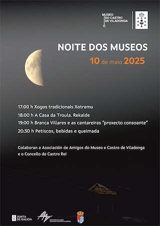 Fechas, información, programa, cartel, imágenes, mapa y ubicación de Noite dos Museos  en  Castro de Rei