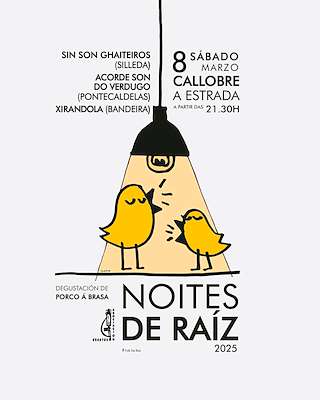 Fechas, información, programa, cartel, imágenes, mapa y ubicación de Noites de Raíz de Callobre  en  A Estrada