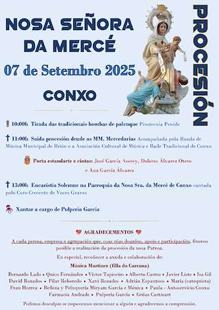 Nosa Señora da Mercé de Conxo (2026) en Santiago de Compostela
