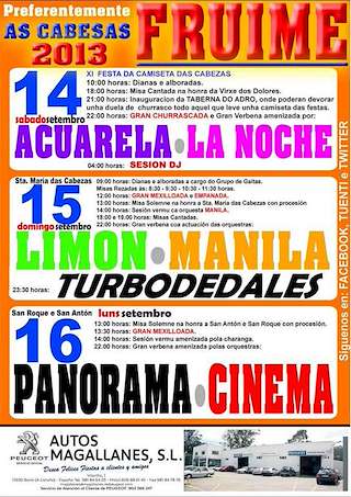 As Cabesas de Fruime en Lousame