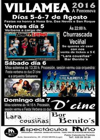 Nosa Señora das Neves e San Roque de Villameá en A Pontenova