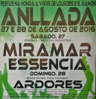 Nosa Señora de Lourdes e San Ramón de Anllada en Cuntis