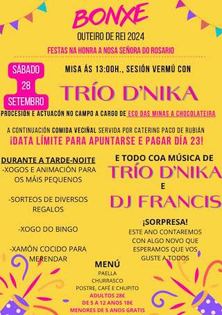 Nosa Señora do Rosario de Bonxe en Outeiro de Rei