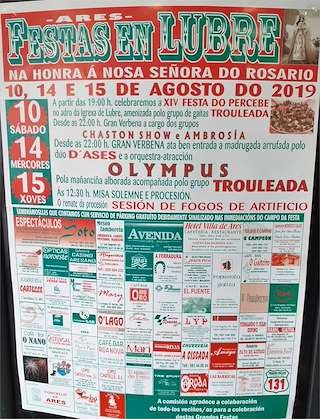 Nosa Señora do Rosario de Lubre - XVIII Festa do Percebe en Ares