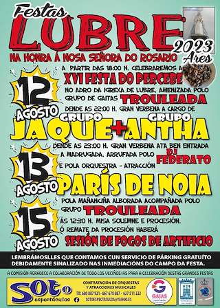 Nosa Señora do Rosario de Lubre - XVIII Festa do Percebe en Ares