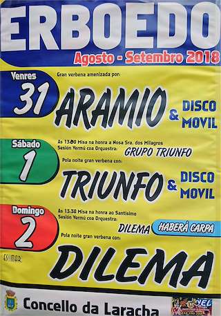 Virxe dos Milagros e O Santísimo de Erboedo en Laracha