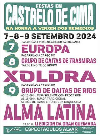 Nosa Señora dos Remedios - LII Queimada de Castrelo de Cima en Riós