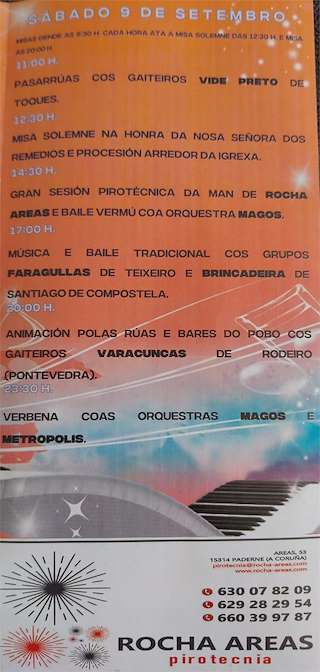 Nosa Señora dos Remedios de Teixeiro en Curtis