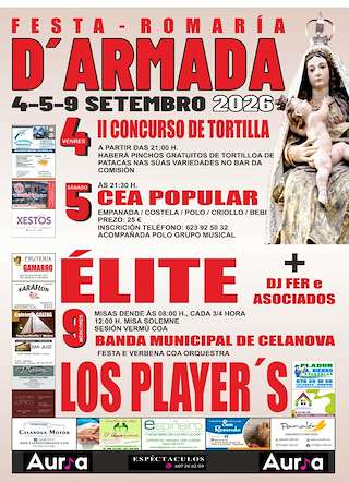 Fechas, información, programa, cartel, imágenes, mapa y ubicación de Nosa Señora da Armada de Rabal (2026) en Celanova