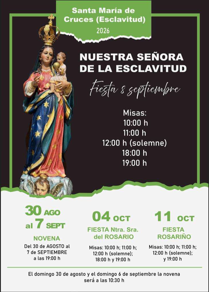 Nosa Señora da Escravitude de Santa María de Cruces (2026) en Padrón
