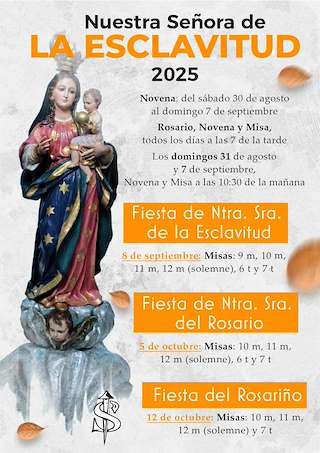 Fechas, información, programa, cartel, imágenes, mapa y ubicación de Nosa Señora da Escravitude (2026)  en  Padrón