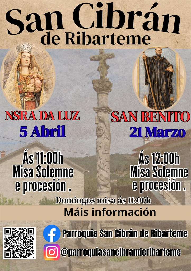 Nosa Señora da Luz de San Cibrán de Ribarteme (2026) en As Neves