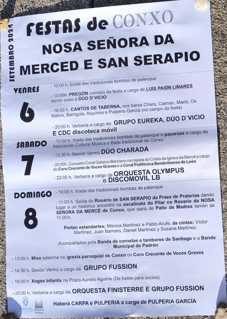 Nosa Señora da Merced e San Serapio de Conxo en Santiago de Compostela