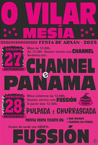 Fechas, información, programa, cartel, imágenes, mapa y ubicación de Nosa Señora das Mercedes de Arxán   en  Mesía