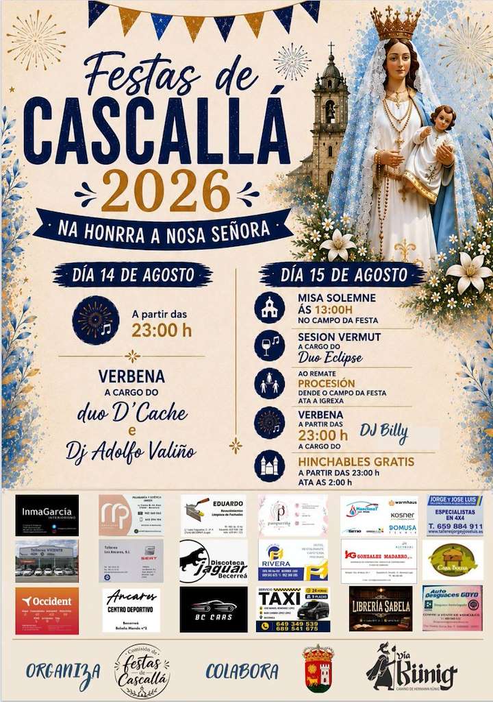 Nosa Señora de Cascallá (2026) en Becerreá