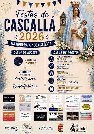 Fechas, información, programa, cartel, imágenes, mapa y ubicación de Nosa Señora de Cascallá (2026) en Becerreá