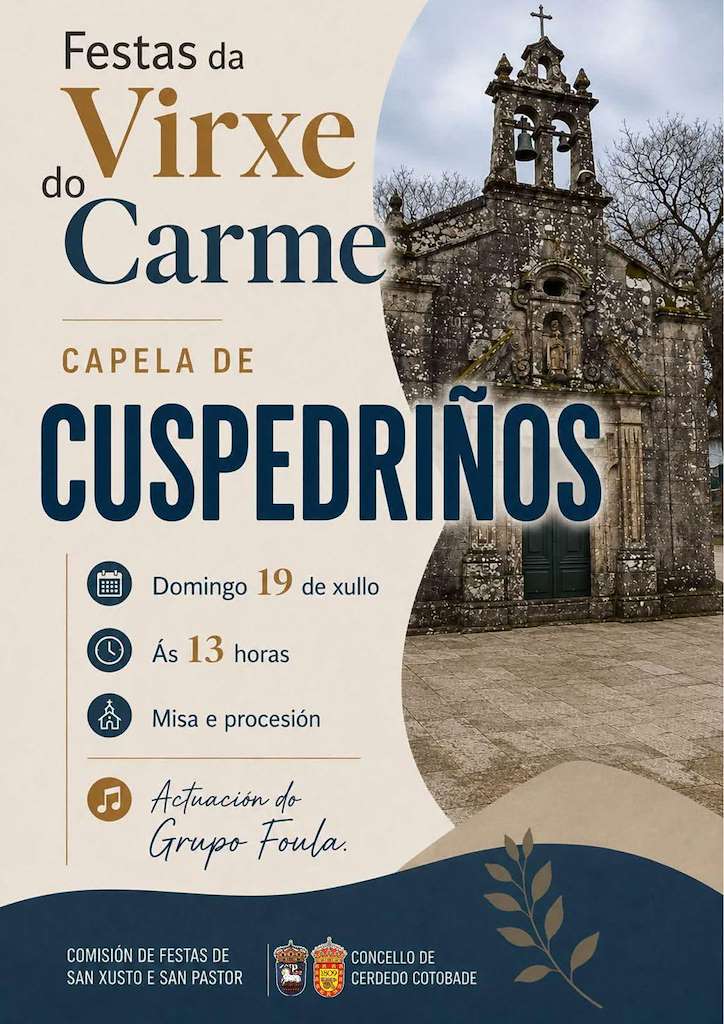 Nosa Señora do Carme de Cuspedriños (2026) en Cerdedo Cotobade