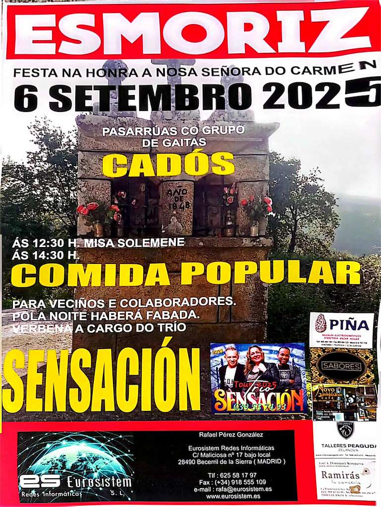 Nosa Señora do Carme de Esmoriz (2025) en Padrenda
