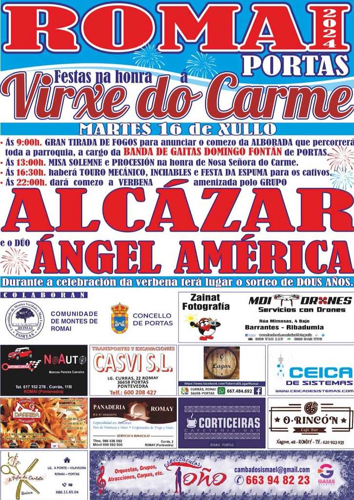 Nosa Señora do Carme de Romai en Portas