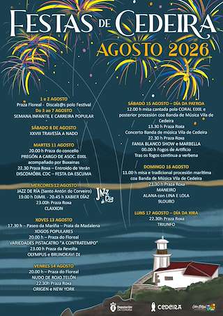 Fechas, información, programa, cartel, imágenes, mapa y ubicación de Nosa Señora do Mar  (2026) en Cedeira