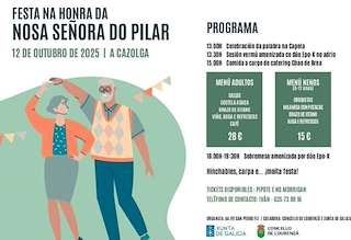 Fechas, información, programa, cartel, imágenes, mapa y ubicación de Nosa Señora do Pilar de A Cazolga (2025)  en  Lourenzá