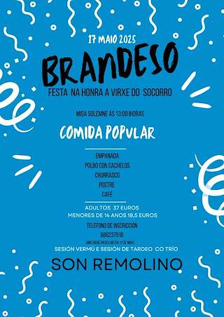 Fechas, información, programa, cartel, imágenes, mapa y ubicación de Nosa Señora do Socorro de Brandeso  en  Arzúa