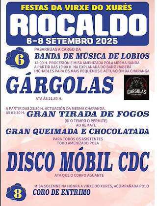 Fechas, información, programa, cartel, imágenes, mapa y ubicación de Nosa Señora do Xurés de Riocaldo  en  Lobios