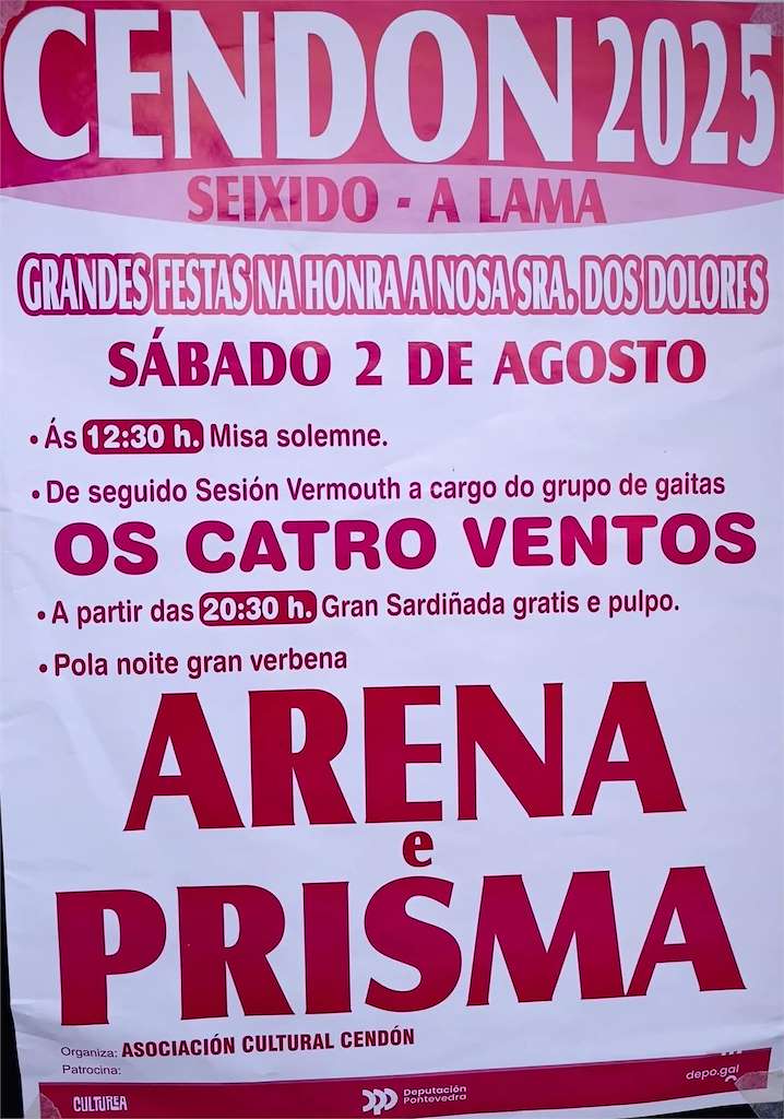Nosa Señora dos Dolores de Cendo en A Lama