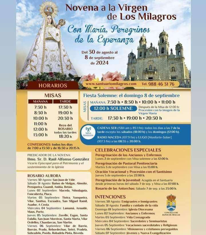 Nosa Señora dos Miragres de Monte Medo (2025) en Baños de Molgas