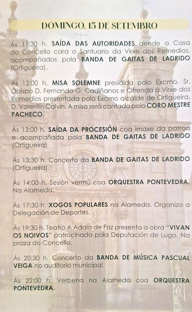 Nosa Señora dos Remedios en Mondoñedo