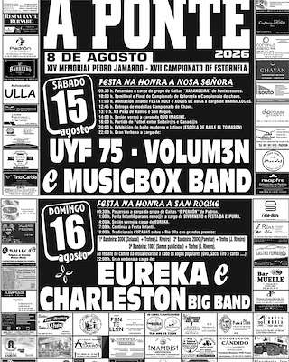 Fechas, información, programa, cartel, imágenes, mapa y ubicación de Nosa Señora e San Roque da Ponte (2026) en Padrón