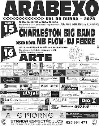 Fechas, información, programa, cartel, imágenes, mapa y ubicación de Nosa Señora e Santísimo Sacramento de Arabexo (2026) en Val do Dubra