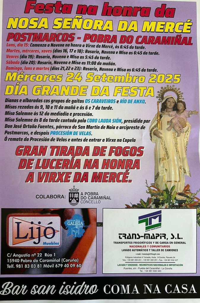 Nosa Señora da Mercé de Postmarcos (2022) en A Pobra do Caramiñal