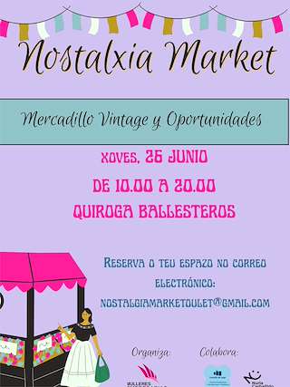 Fechas, información, programa, cartel, imágenes, mapa y ubicación de Nostalxia Market  en  Lugo