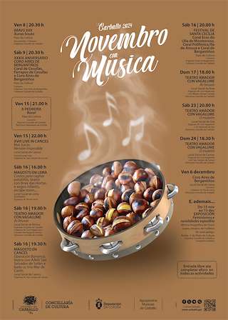 Fechas, información, programa, cartel, imágenes, mapa y ubicación de Novembro con Música  en  Carballo
