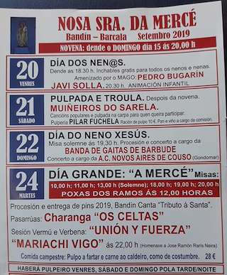 Nuestra Señora de la Merced de Bandín en Padrón