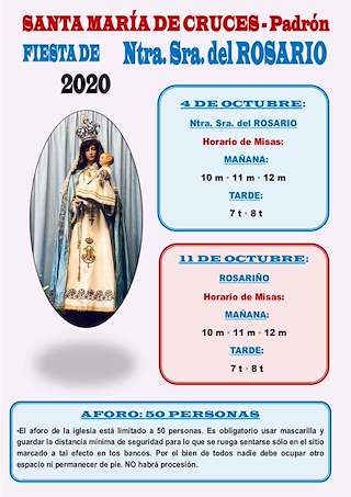 Nuestra Señora del Rosario de Cruces (2026) en Padrón